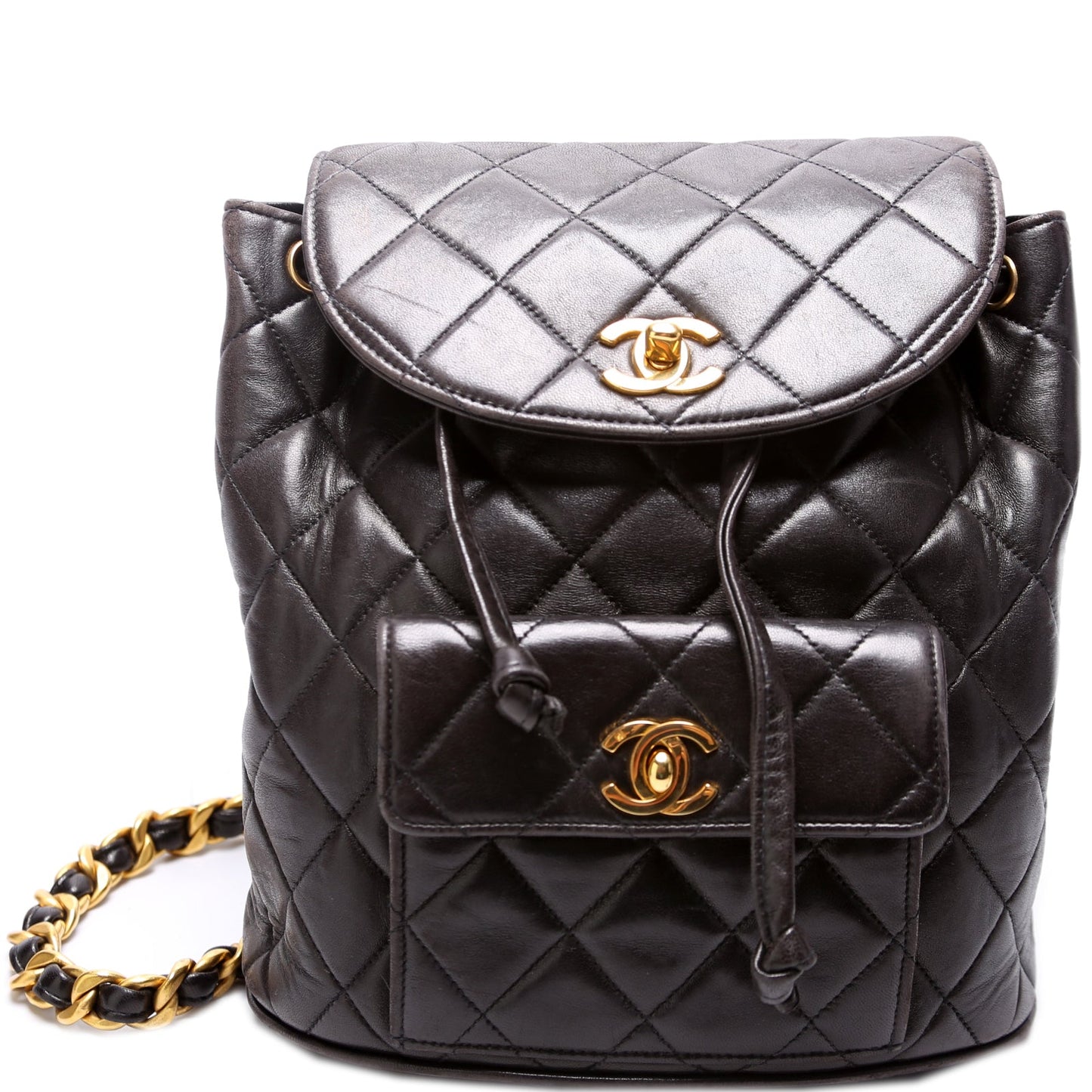 Chanel Timeless CC Mini Duma Backpack Lambskin Vintage Bag