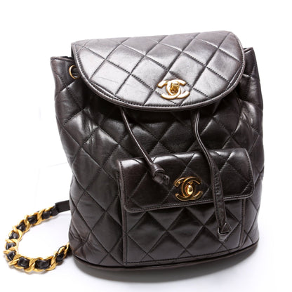 Chanel Timeless CC Mini Duma Backpack Lambskin Vintage Bag