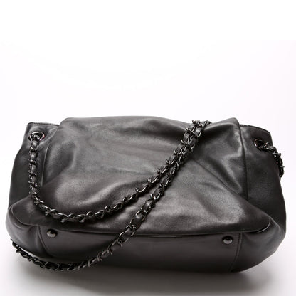 Chanel Studded CC Accordion Flap Lambskin 12M Bag