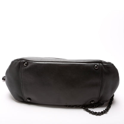 Chanel Studded CC Accordion Flap Lambskin 12M Bag