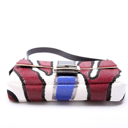 Fendi Baguette Sequined Zebra Stripe 8BR600 Bag