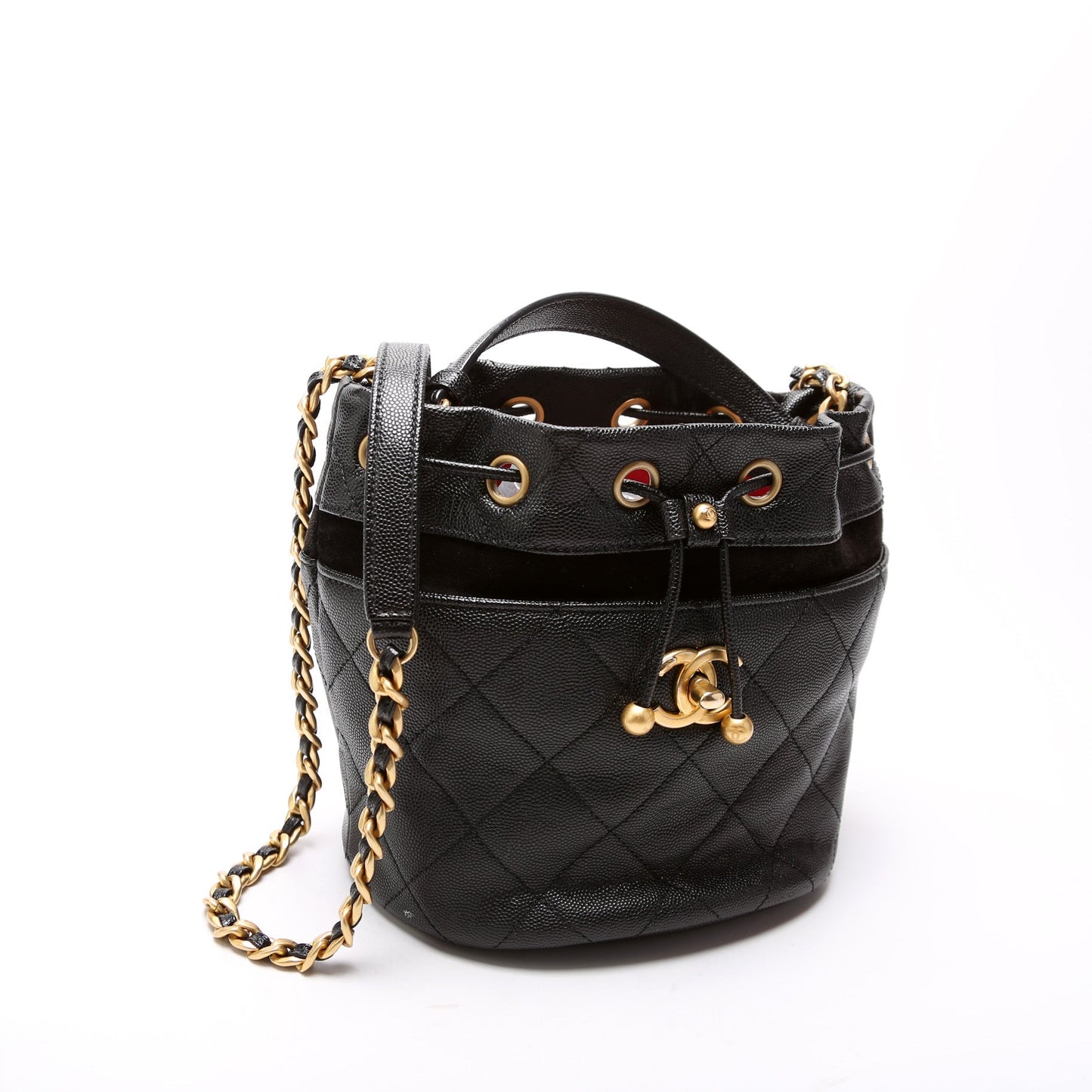 Chanel CC Drawstring Bucket Caviar 30M Bag
