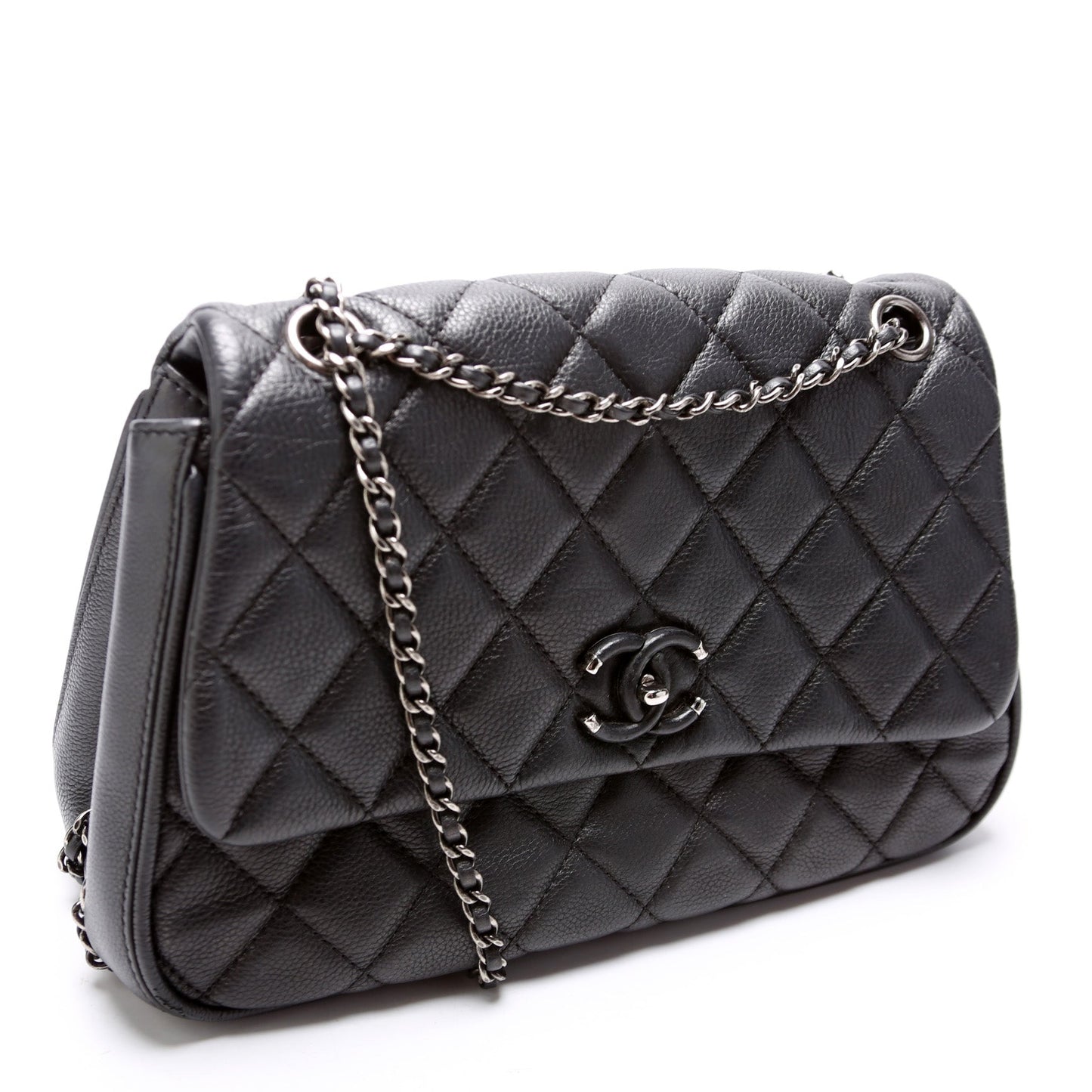 Chanel Frame In Chain Medium Flap Cavier 23M Bag