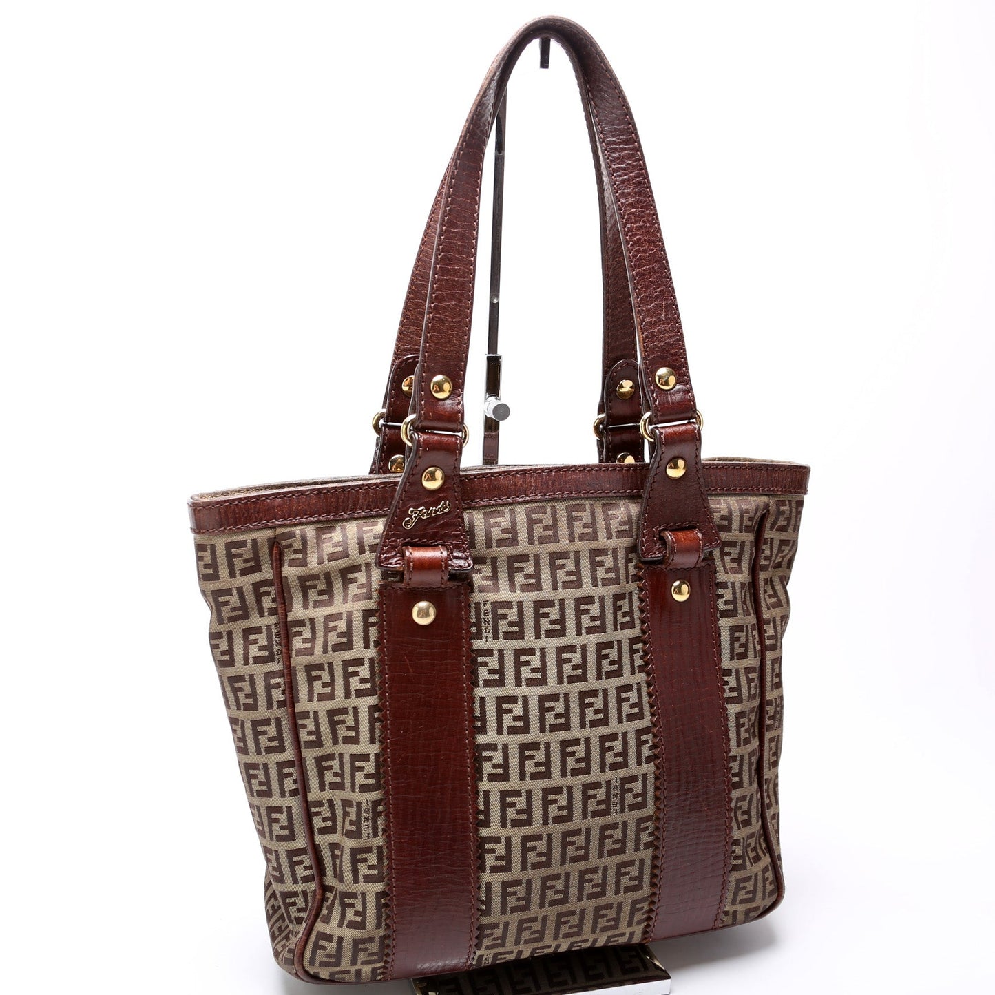 Fendi Zucca Vintage Canvas Tote Bag