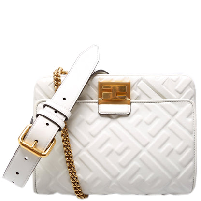 Fendi FF Leather Upside Down Belt 8BT305 Bag