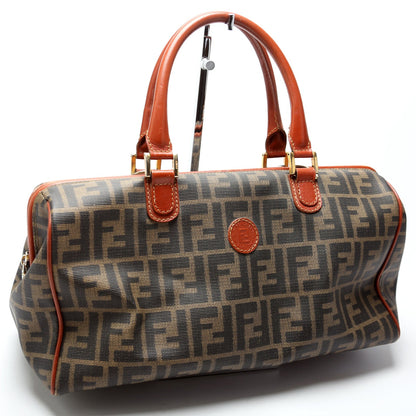Fendi Zucca Canvas Boston Vintage 119-04499 Bag