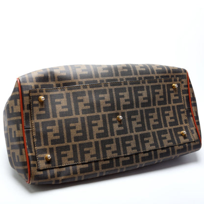 Fendi Zucca Canvas Boston Vintage 119-04499 Bag
