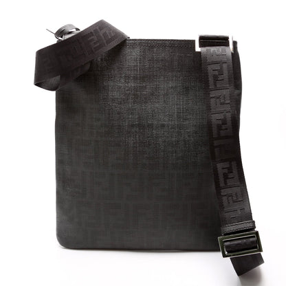 Fendi Spalmati Zucca Flat Messenger Bag