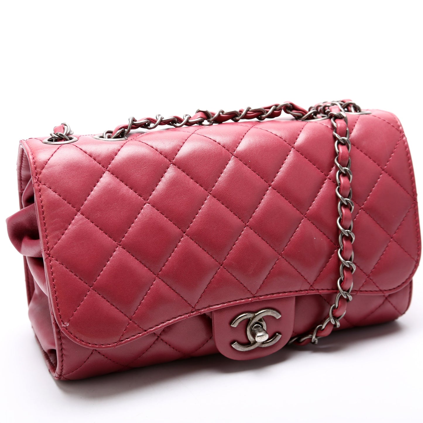 Chanel Drawstring Shopping Lambskin Bag