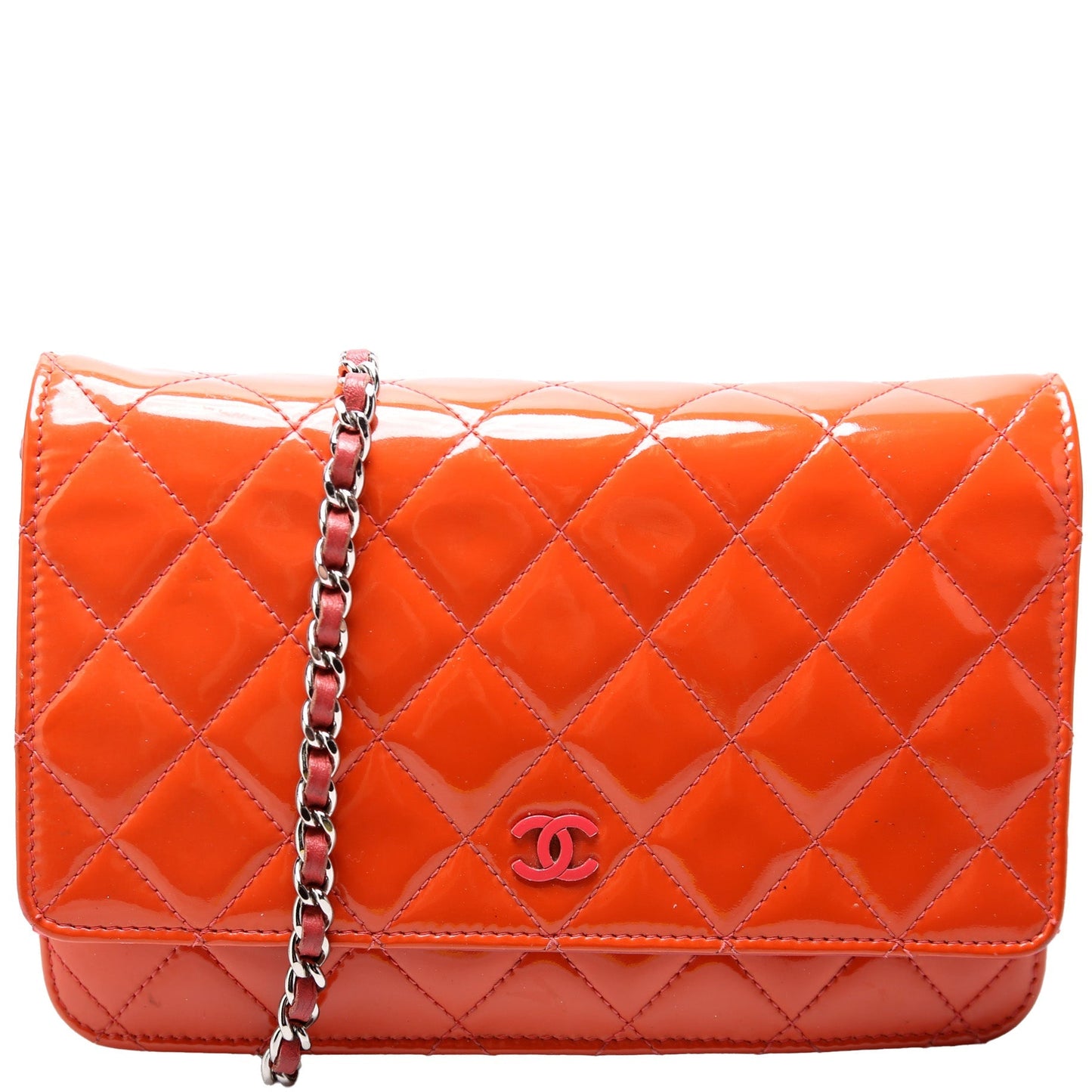Chanel WOC Quilted Patent Bag