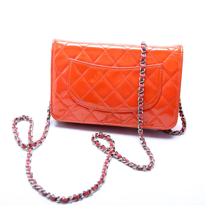 Chanel WOC Quilted Patent Bag