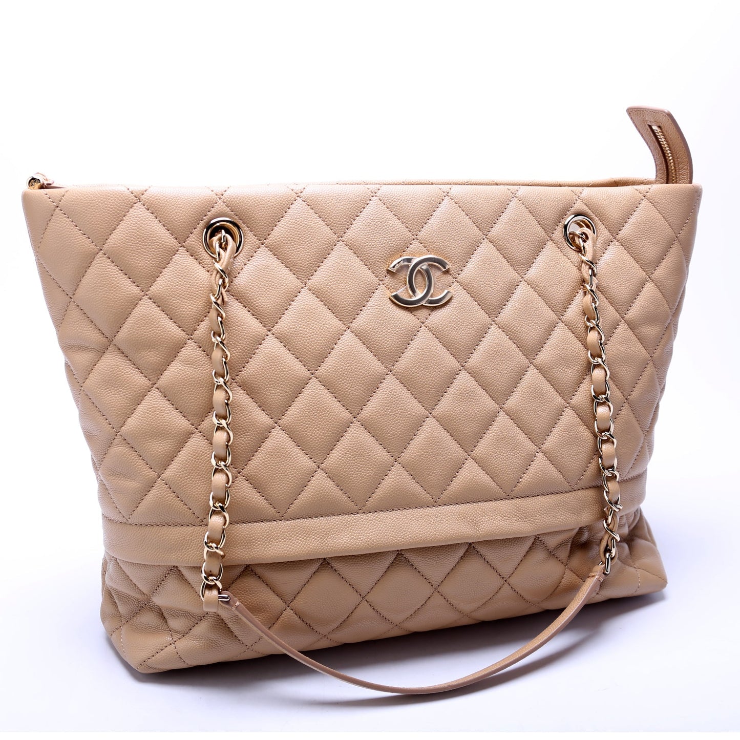 Chanel CC Rolled Up Tote Caviar 28M Bag
