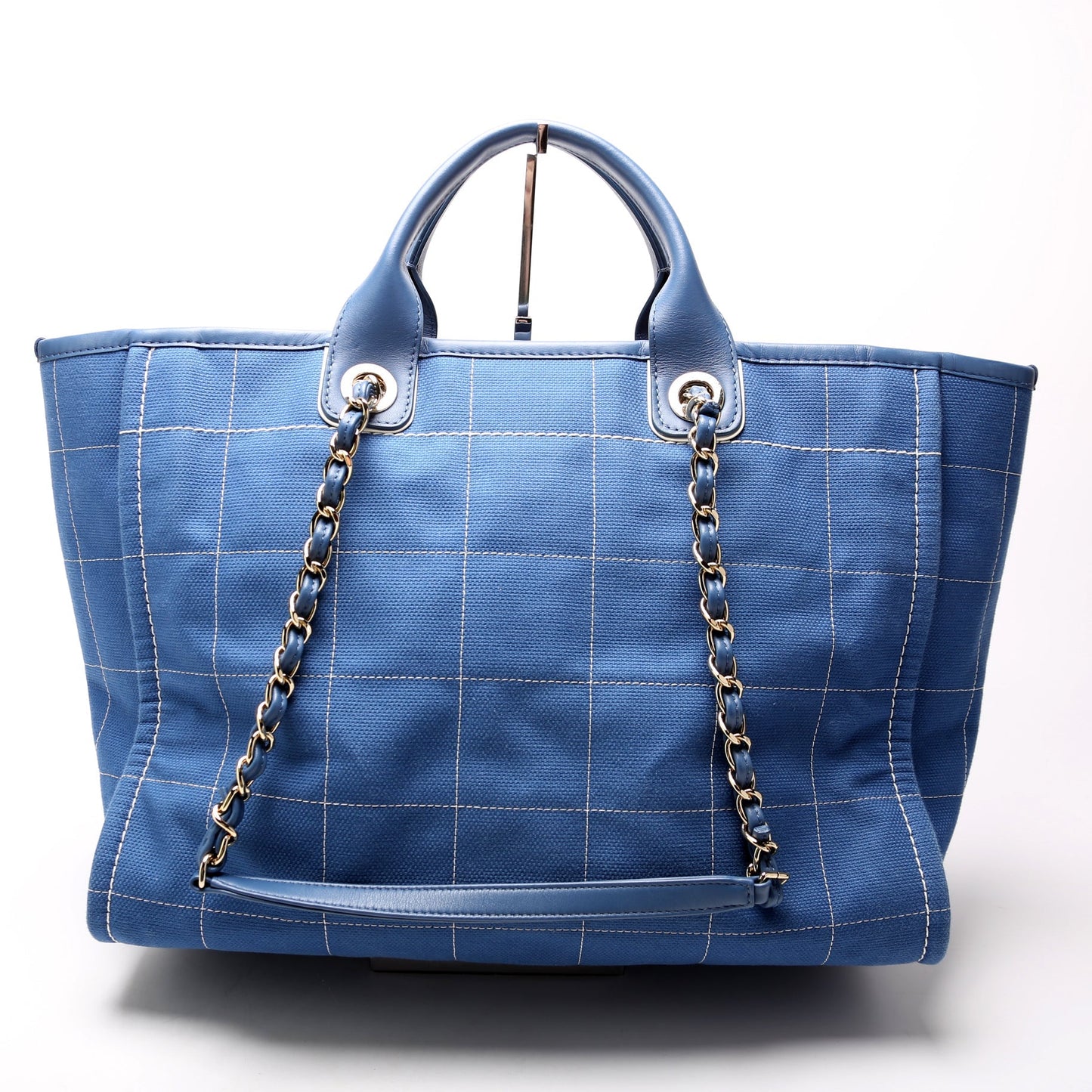 Chanel Deauville Canvas Large Tote RFID Bag