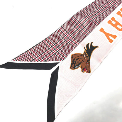 BURBERRY scarf 8037524 silk pink logo Women