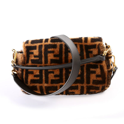 Fendi 8BR600uette FF Shearling Bag