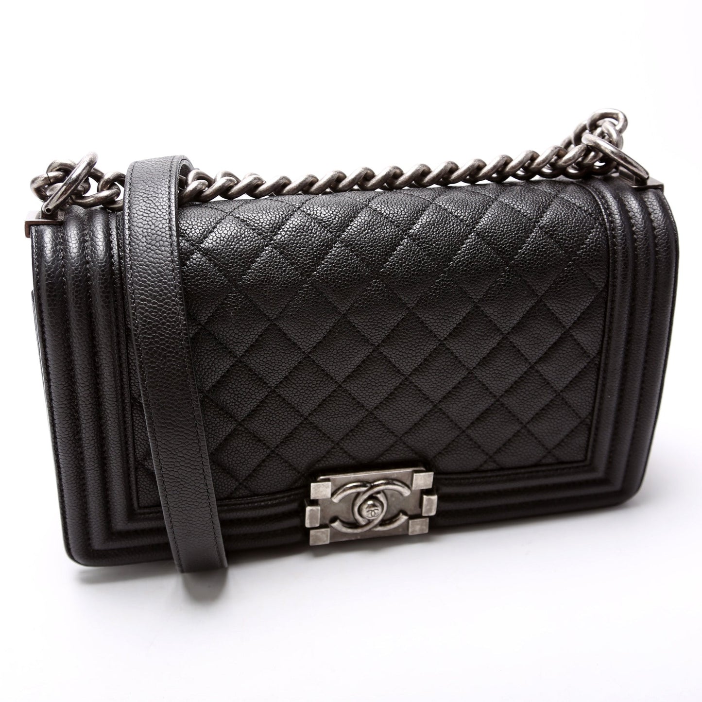 Chanel Boy Flap Medium Old Caviar 23M Bag