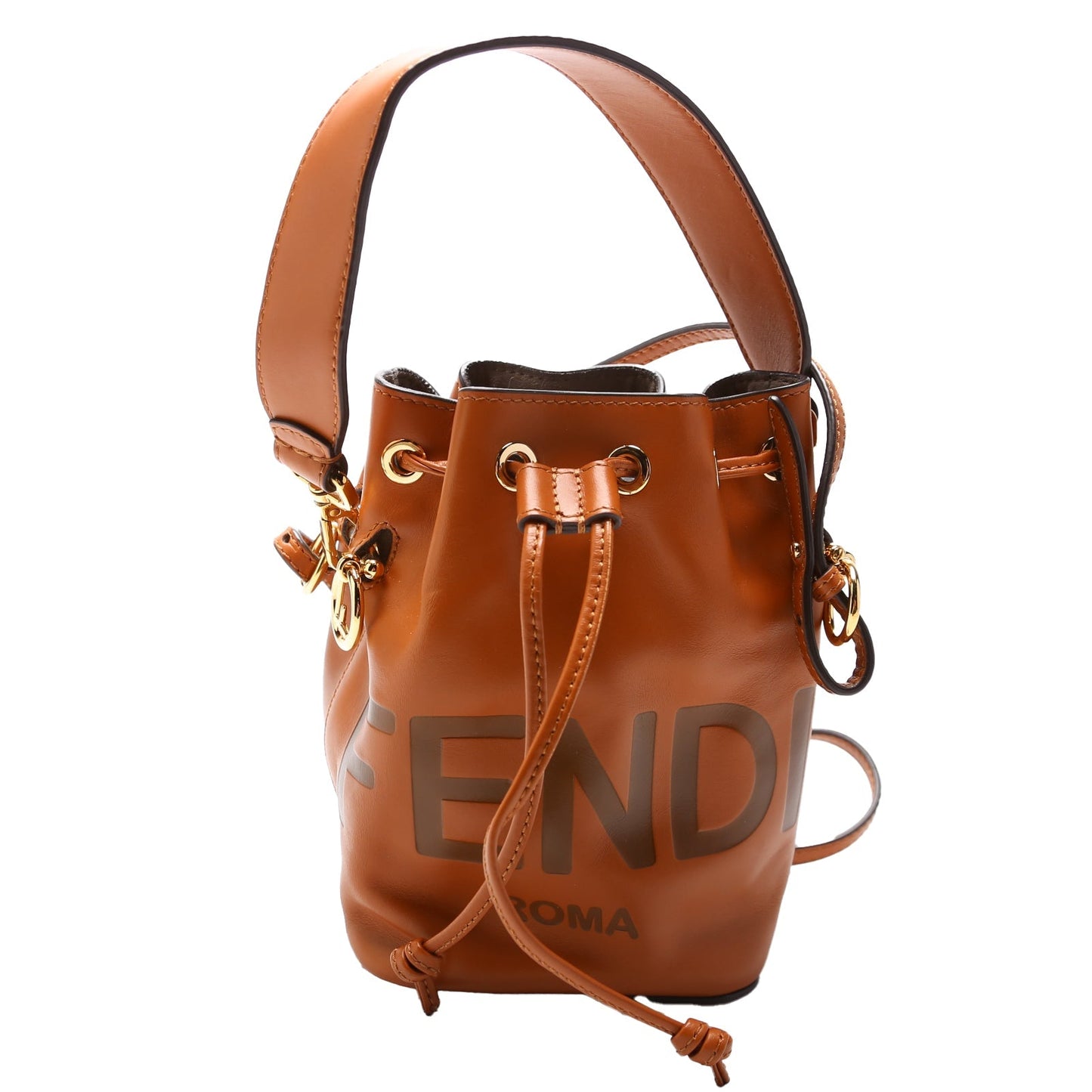 Fendi 8BR010 Mon Tresor Mini Bucket Leather Bag