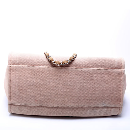 Chanel Deauville Canvas Tote Large Bag