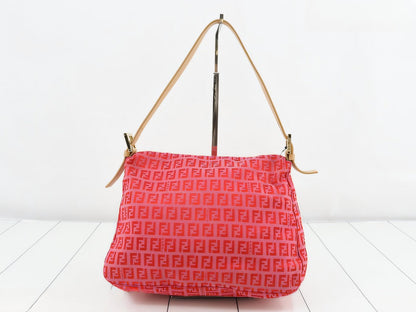 Fendi Mamma Baguette Pink Zucchino Monogram