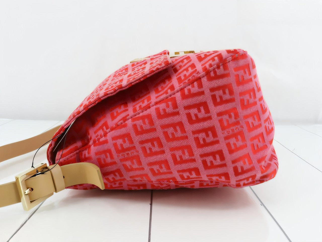 Fendi Mamma Baguette Pink Zucchino Monogram