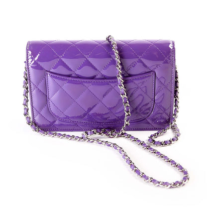 Chanel WOC Classic Quilted Patent Bag