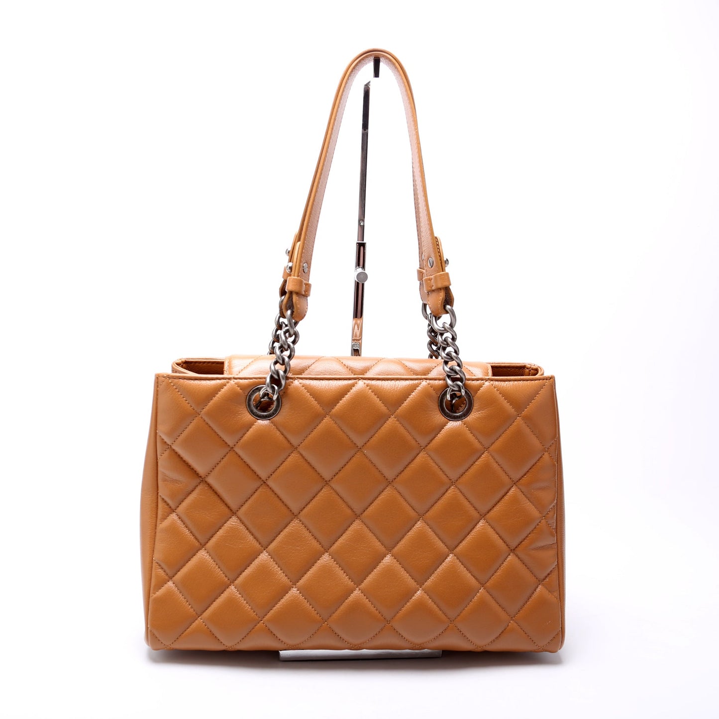 Chanel City Rock Shopping Tote Quilted Goatskin 21M Bag