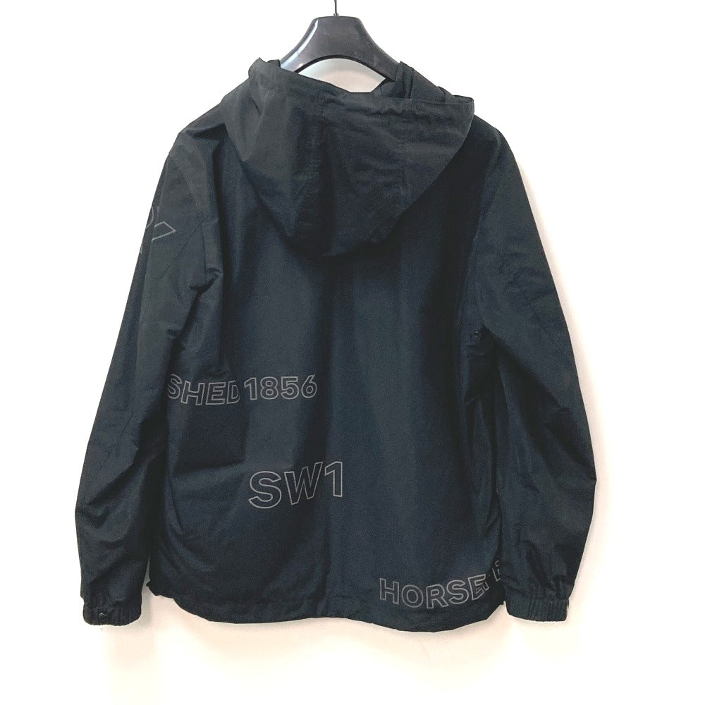 BURBERRY Jacket Nylon black Outer Apparel Long Sleeve Tops Check Inside hoodie logo mens âk
