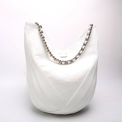 Chanel Droplet Hobo Crinkled Patent 25M Bag