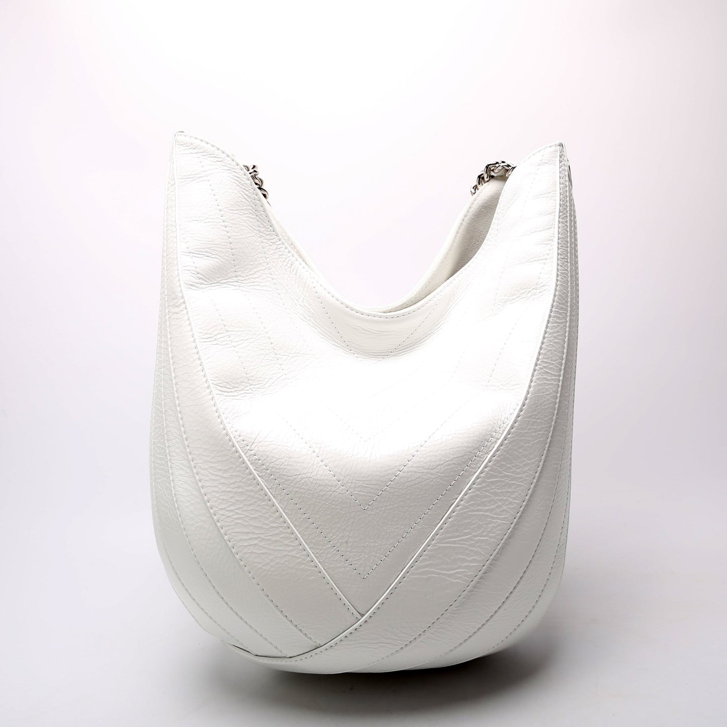 Chanel Droplet Hobo Crinkled Patent 25M Bag