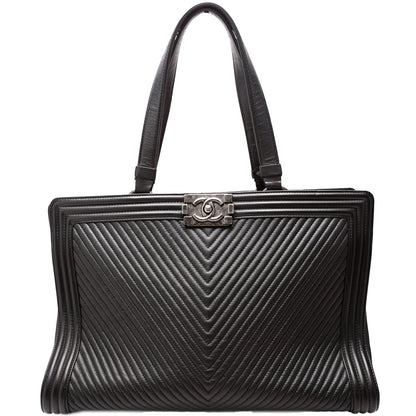 Chanel Boy Shopping Tote Medium 21M Bag