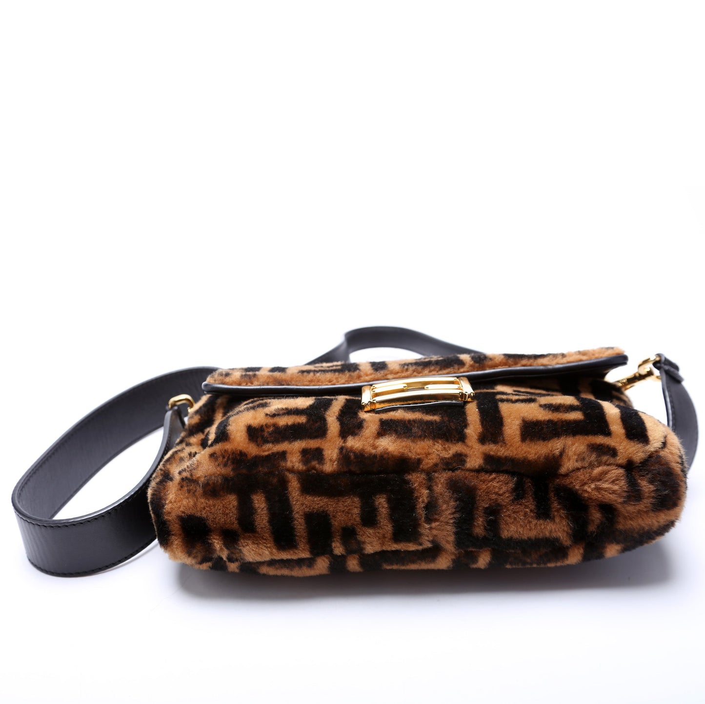 Fendi 8BR600uette FF Shearling Bag