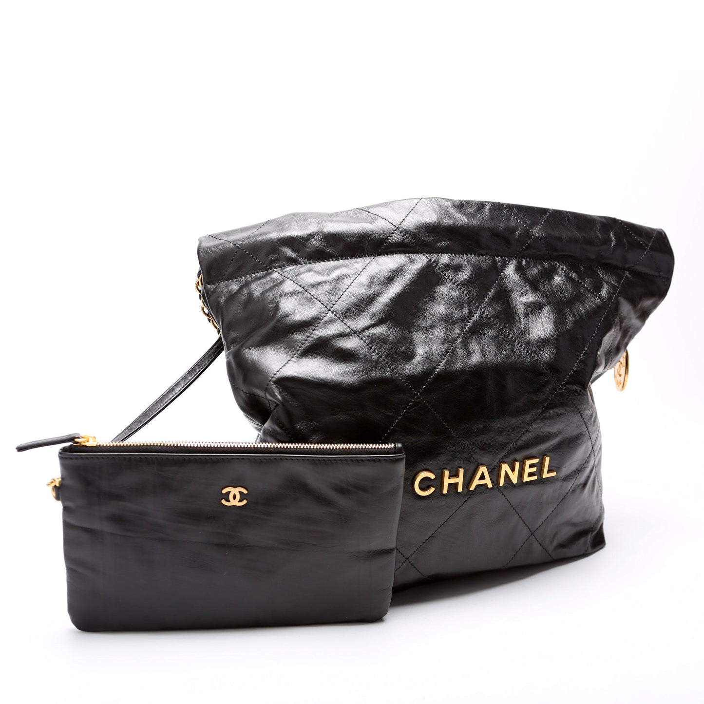 Chanel 22 Shiny Quilted Calfskin Bag