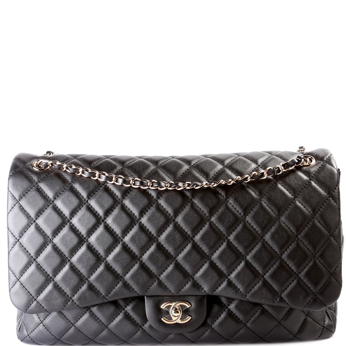 Chanel Small XXL Travel Flap Quilted Calfskin 28M Bag