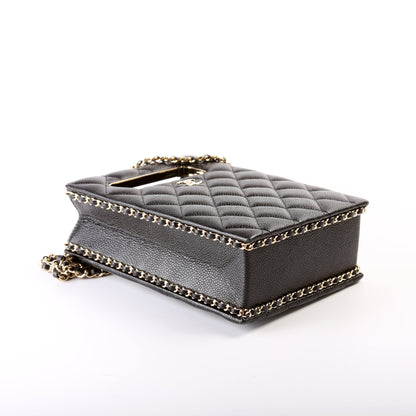 Chanel Box Evening Caviar RFID Bag