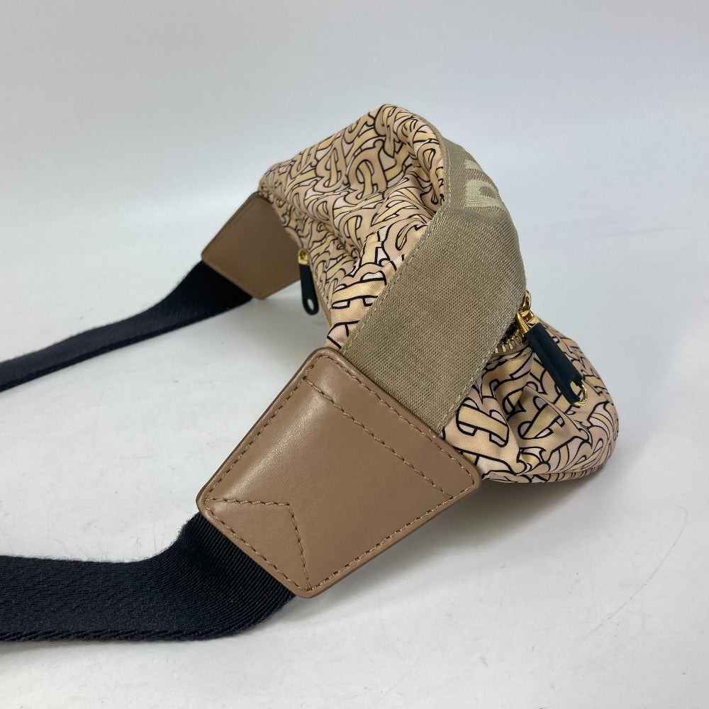 BURBERRY Sling bag Nylon beige TB monogram mens