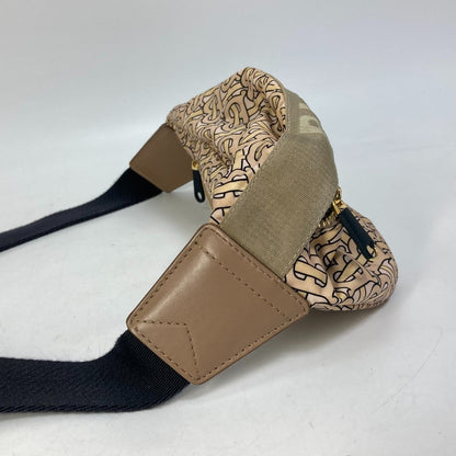 BURBERRY Sling bag Nylon beige TB monogram mens