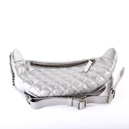 Chanel Banane Waist Metallic Calfskin 21M Bag