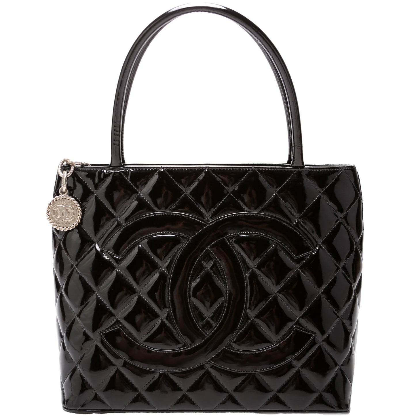 Chanel Medallion Tote Patent Bag