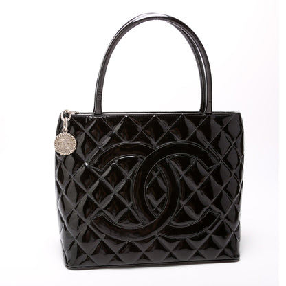Chanel Medallion Tote Patent Bag