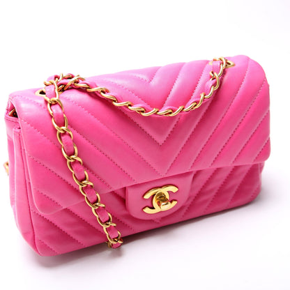 Chanel Classic Flap Mini Rectangle Lambskin 21M Bag