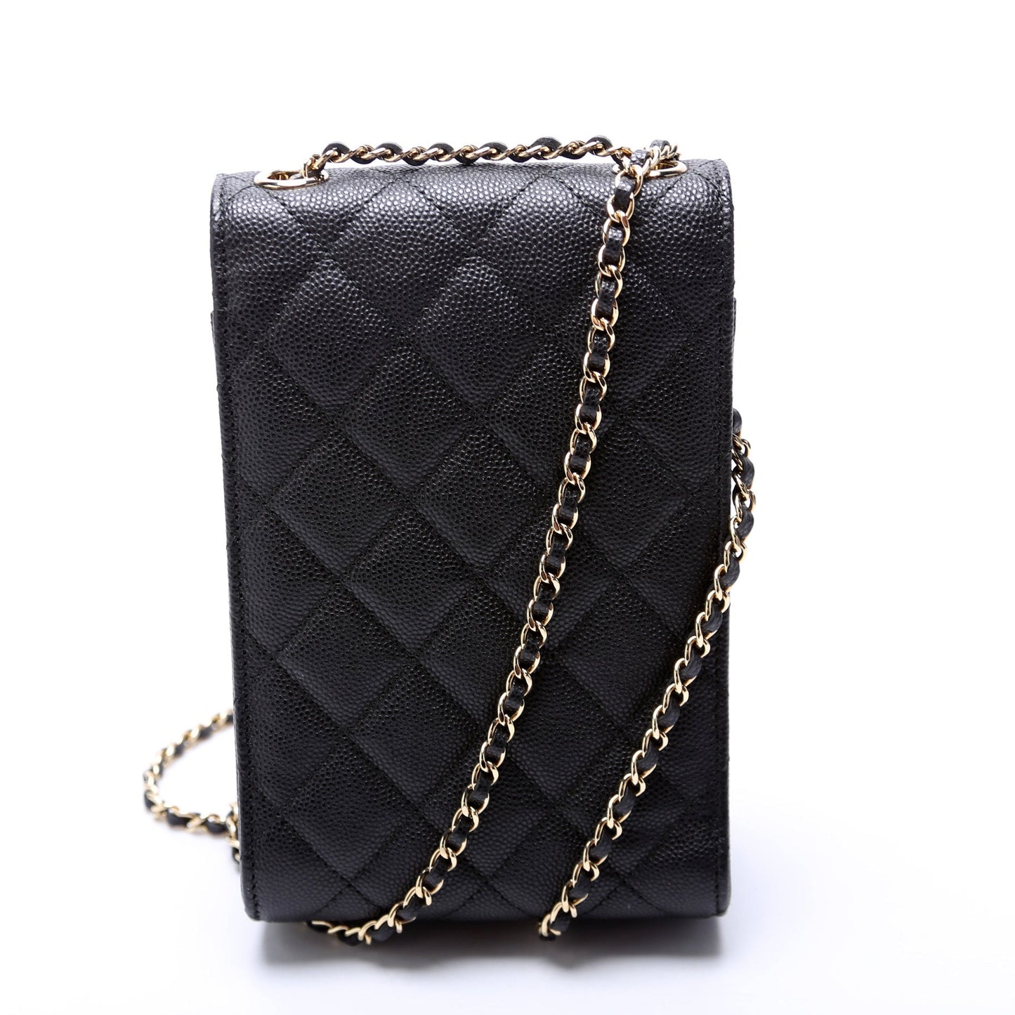 Chanel Golden Class Phone Holder Caviar 22M Bag
