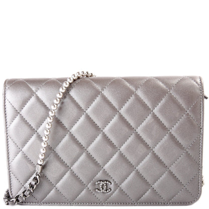 Chanel WOC CC Pearl Quilted Lambskin Bag