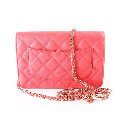 Chanel WOC Classic Quilted Caviar Bag