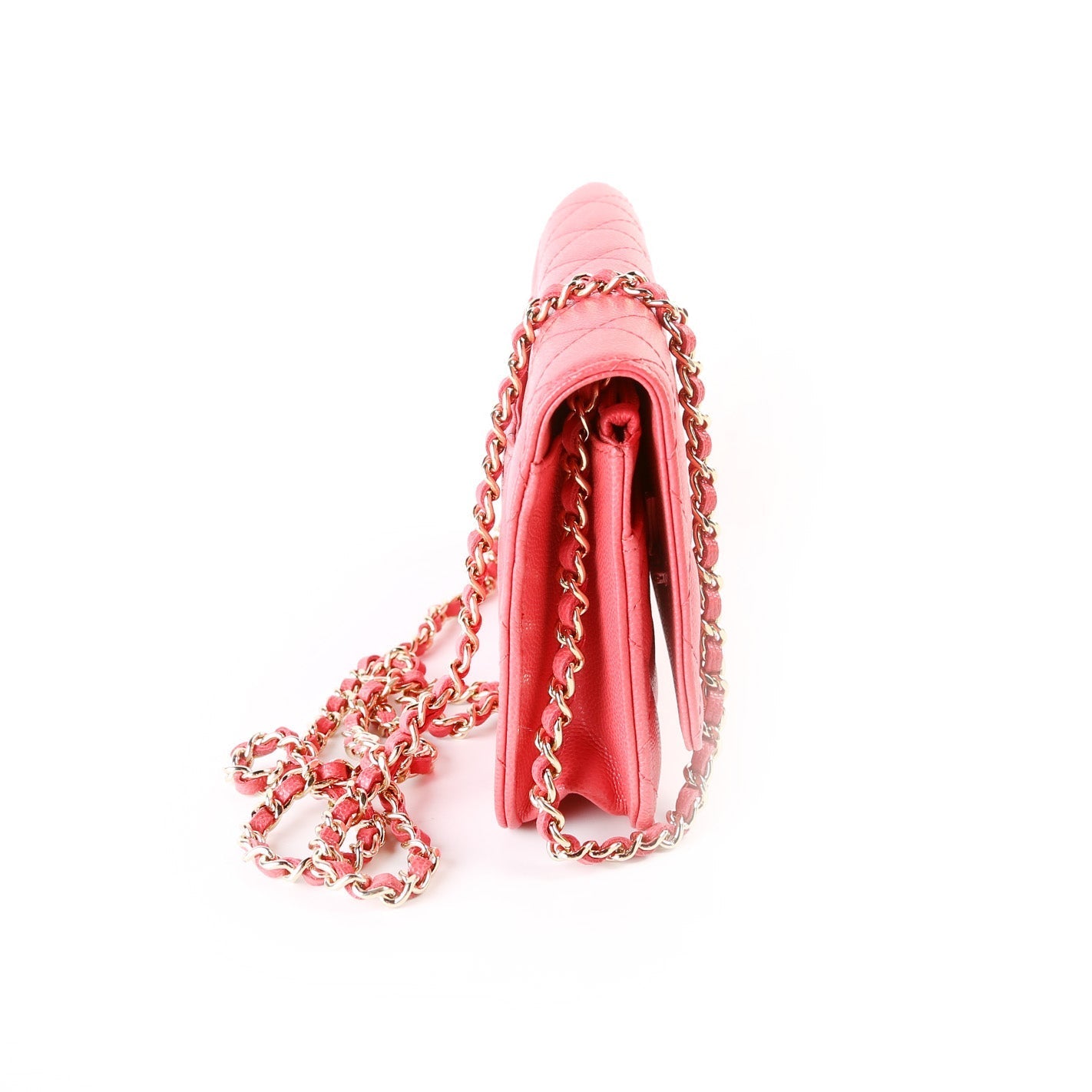 Chanel WOC Classic Quilted Caviar Bag