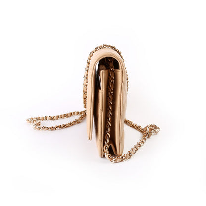Chanel WOC Classic Quilted Caviar Bag