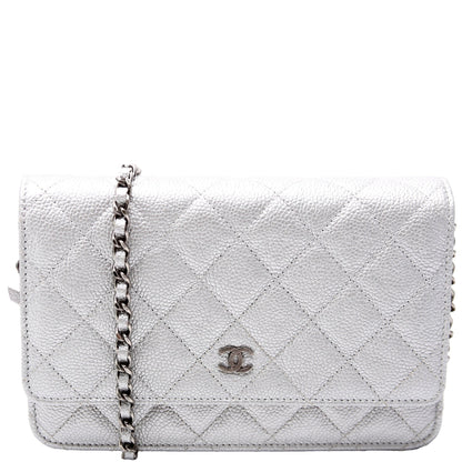 Chanel WOC Classic Quilted Caviar Bag