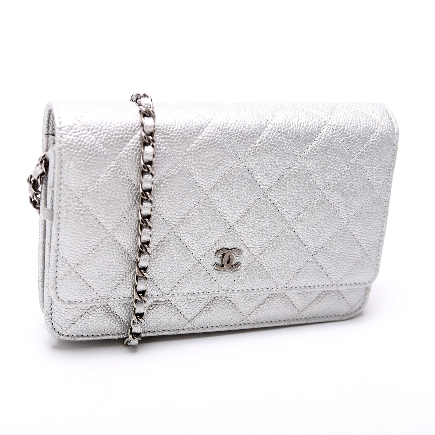 Chanel WOC Classic Quilted Caviar Bag