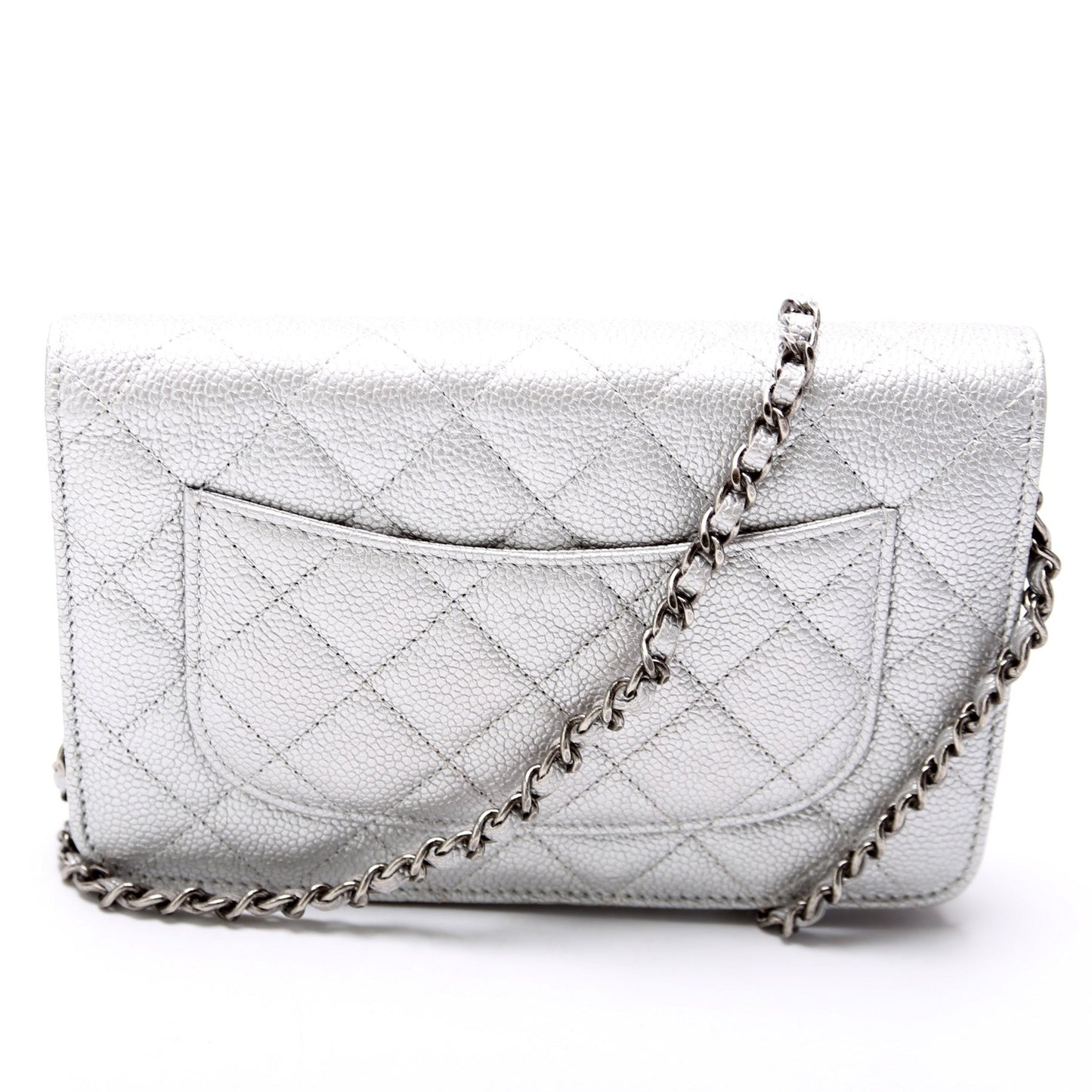 Chanel WOC Classic Quilted Caviar Bag
