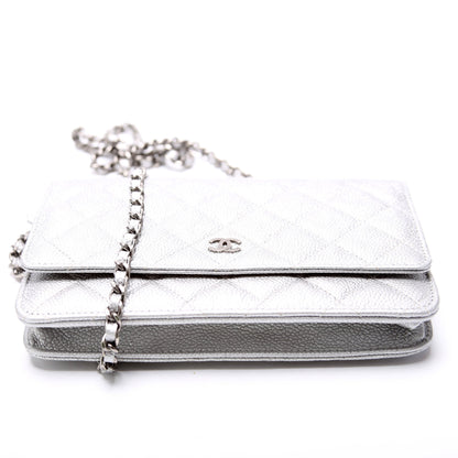 Chanel WOC Classic Quilted Caviar Bag