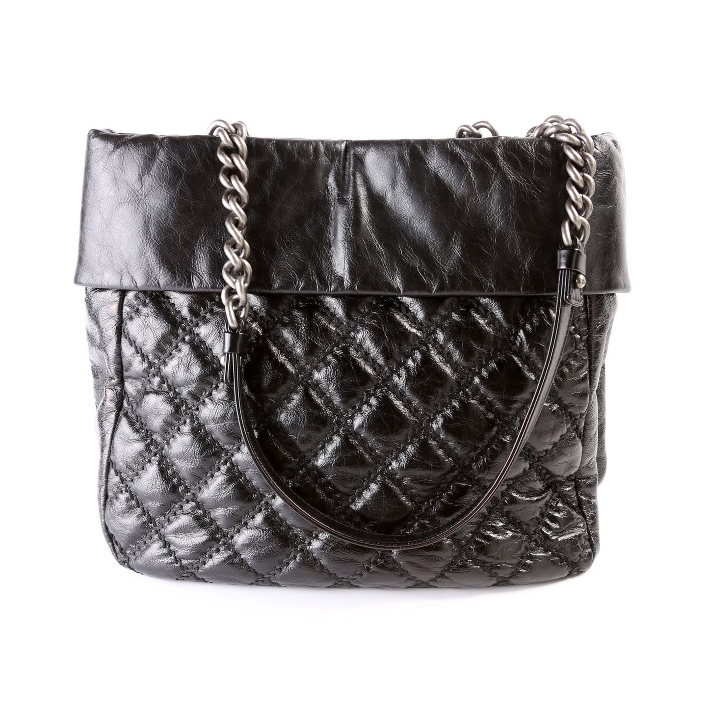 Chanel Ultra Stitch Chain Tote Glazed Bag